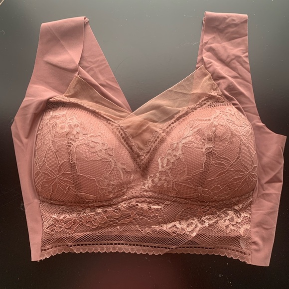 Other - Brand New Never Worn Lace Bralette in Mauve / Dusty Rose